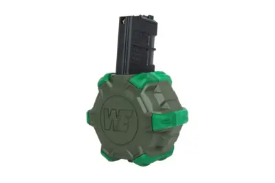 Bębnowy magazynek green gas do M4/16 - Oliwkowy - obrazek 4