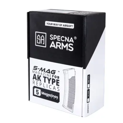 asgbox.pl - Zestaw 5 magazynków Hi-Cap S-Mag do serii J 380 kulek Śliwkowy