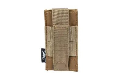Pojedyncza ładownica typu Open Specna Arms Tactical na magazynki pistoletowe Tan - obrazek 2