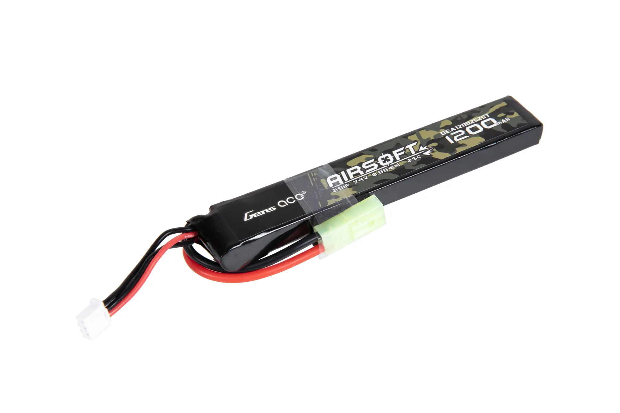 Akumulator Li-Po Gens Ace 25C 1200mAh 2S1P 7.4V Tamiya GEN-06-039179-00 asgbox.pl asgbox.pl - Akumulator Li-Po Gens Ace 25C 1200mAh 2S1P 7.4V Tamiya