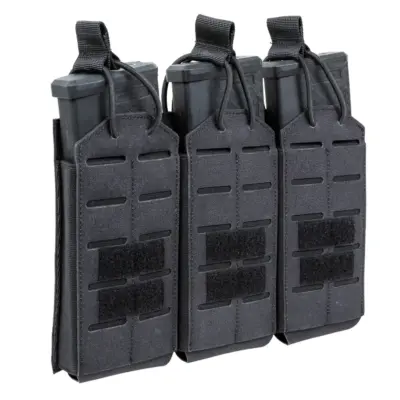 asgbox.pl - Potrójna ładownica Specna Arms Tactical na magazynki karabinowe Czarna