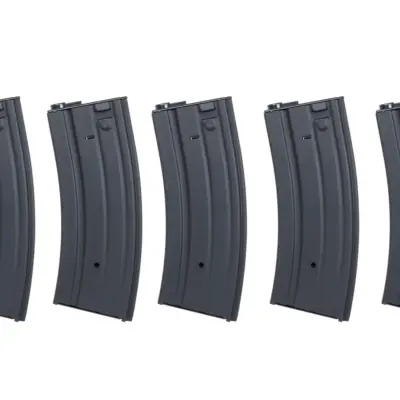 Alternative view of Zestaw 5 sztuk metalowych magazynków hi-cap 300 kulek Specna Arms Czarny