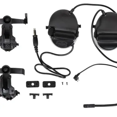 asgbox.pl - Taktyczny zestaw słuchawkowy Wosport C5 HD-24-A Czarny