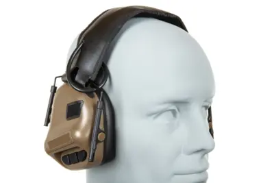 Aktywne ochronniki słuchu Wosport HD-12 wersja IPSC Gen 5 Tan - obrazek 2