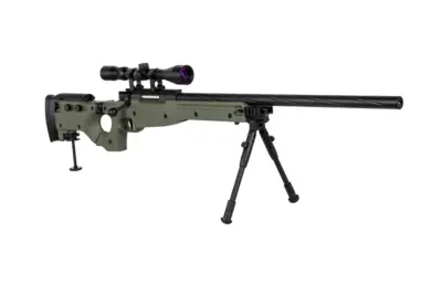 Replika karabinu snajperskiego Specna Arms SA-S14 EDGE™ z lunetą i dwójnogiem Oliwkowa - obrazek 5