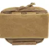 Podwieszana kieszeń taktyczna z klamrą QR Wosport Coyote Brown OD-G-WSP-19-039668-00 asgbox.pl