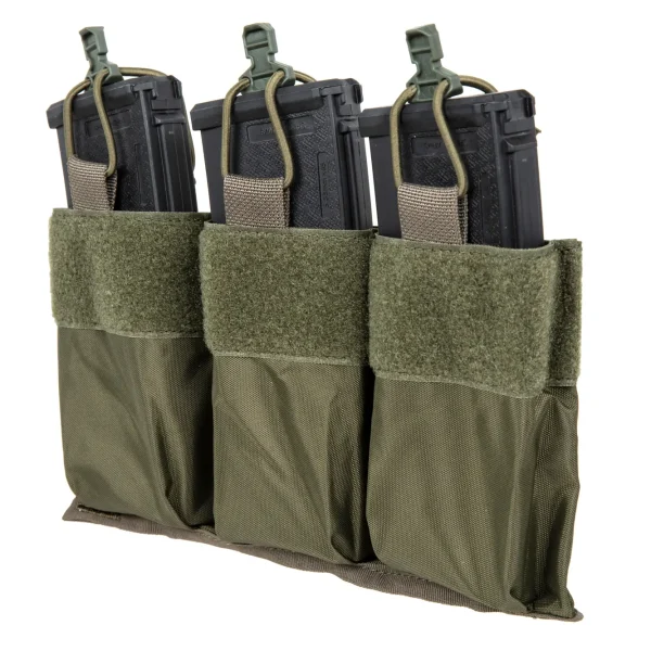 asgbox.pl - Potrójna wkładka taktyczna na magazynki 7.62 mm Wosport Ranger Green