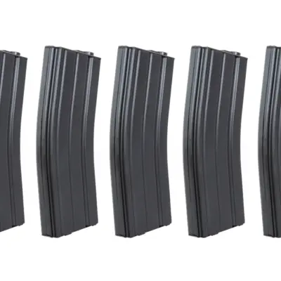 Alternative view of Zestaw 5 magazynków Mid-Cap 135/30 kulek Arcturus EMM M4/M16 Metal Variable-Cap do replik M4/M16 Czarny