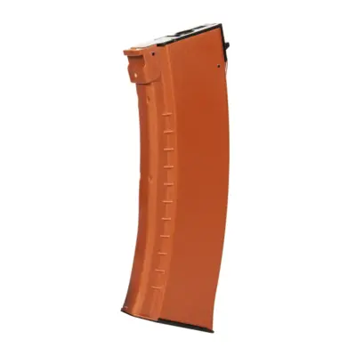 Alternative view of Magazynek hi-cap 500 kulek do replik typu AK74 - Pomarańczowy