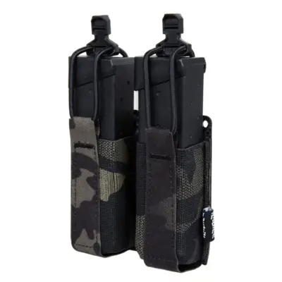 asgbox.pl - Elastyczna podwójna ładownica pistoletowa Primal Gear MC Black