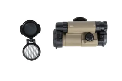 Kolimator JJ Airsoft M5 z regulowanym montażem Tan - obrazek 2