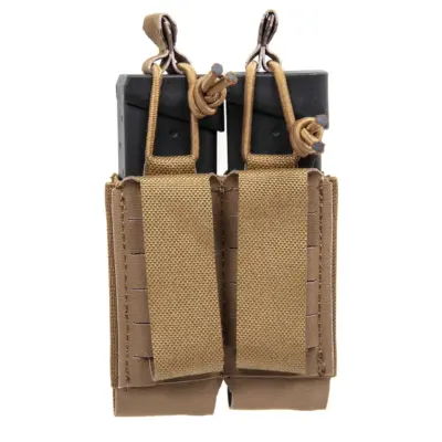 asgbox.pl - Podwójna ładownica Wosport DPMP Coyote Brown