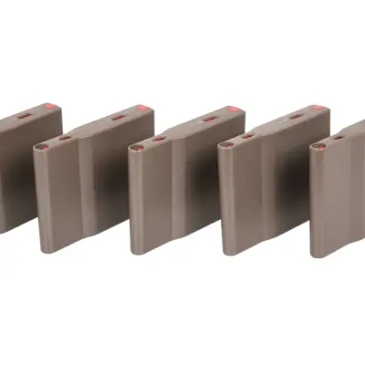 asgbox.pl - Zestaw 5 polimerowych magazynków do replik SRS Silverback FDE