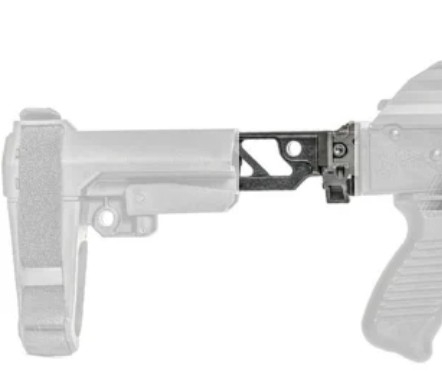 5KU SKELETON AR15 Stock Buffer Tube for AK - Black OD-A-5KU47 asgbox.pl 5KU SKELETON AR15 Stock Buffer Tube for AK - Black - obrazek 4