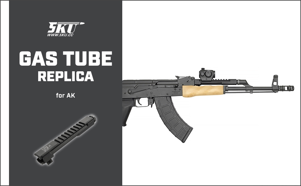 5KU RIS Railed Gas Tube for GHK / LCT AK - Black OD-A-5KU13 asgbox.pl 5KU RIS Railed Gas Tube for GHK / LCT AK - Black - obrazek 4