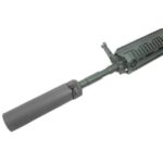 5KU SOCOM 556 Airsoft QD Suppressor (178 mm), 14 mm CCW - Black - obrazek 4