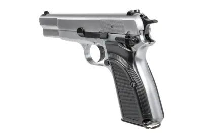 Pistolet ASG WE Browning Hi Power MK III - Srebrny - obrazek 3