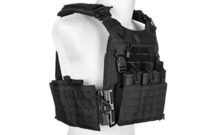 Kamizelka Taktyczna typu Plate Carrier Specna Arms Tactical QR Czarna - obrazek 4