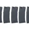Zestaw 5 sztuk polimerowych magazynków mid-cap 120 kulek Specna Arms Czarny OD-G-SPE-05-046333-00 asgbox.pl