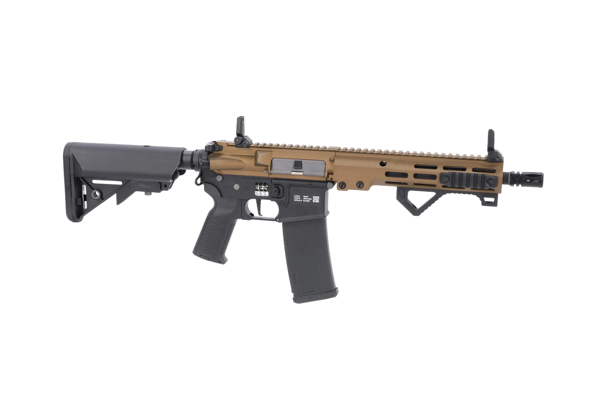 SA M4 CQB M-LOK Rifle (SA-E23 EDGE(TM) 2) - Chaos Bronze OD-A-SPARMS368-CHB asgbox.pl SA M4 CQB M-LOK Rifle (SA-E23 EDGE(TM) 2) - Chaos Bronze - obrazek 6