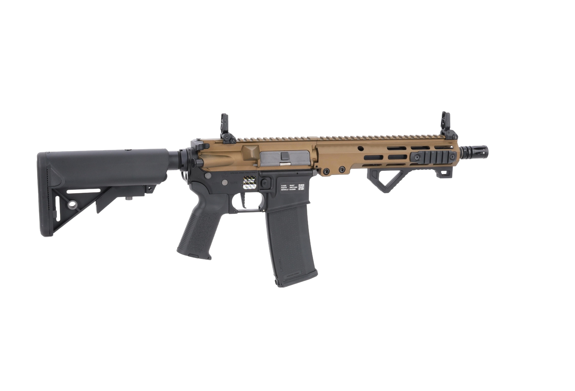 SA M4 CQB M-LOK Rifle (SA-E23 EDGE(TM) 2) - Chaos Bronze OD-A-SPARMS368-CHB asgbox.pl SA M4 CQB M-LOK Rifle (SA-E23 EDGE(TM) 2) - Chaos Bronze - obrazek 5