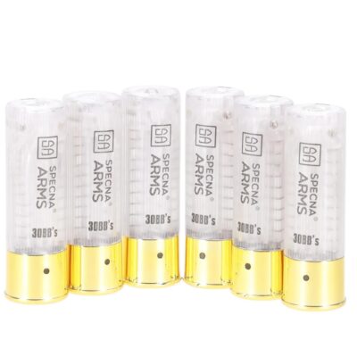 SA VAPOR(TM) Shotgun Cartridges 6-Pack, 30 BBs - Transparent