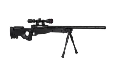 Replika karabinu snajperskiego Specna Arms SA-S11 EDGE™ z lunetą i dwójnogiem Czarna - obrazek 2