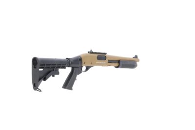 SA-VGS6 VAPOR(TM) Police Version GNB Shotgun – Black / Tan - obrazek 3