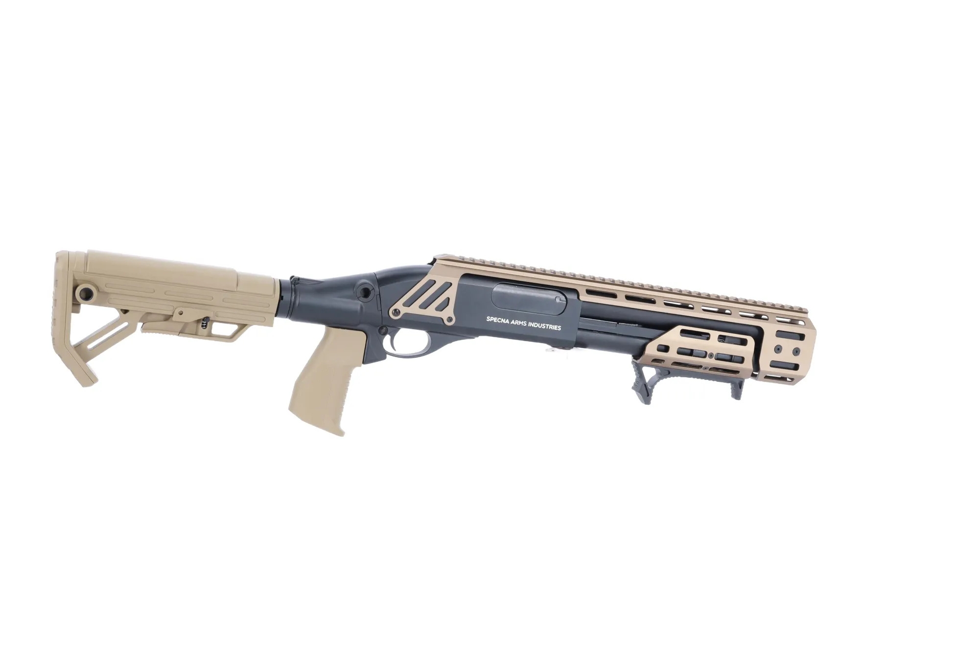 SA-VGS2 VAPOR(TM) M-LOK GNB Shotgun - Black / Tan OD-A-SPARMS350 asgbox.pl SA-VGS2 VAPOR(TM) M-LOK GNB Shotgun - Black / Tan - obrazek 4