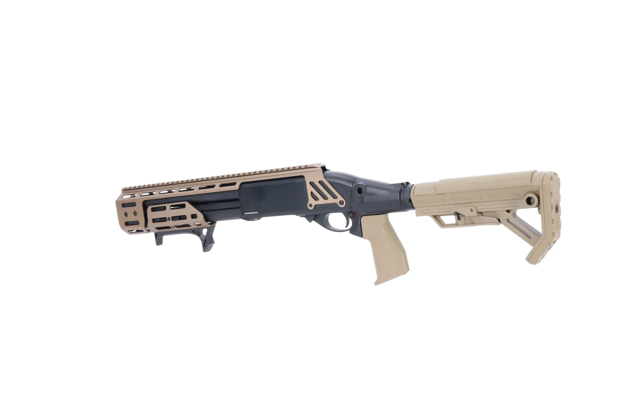 SA-VGS2 VAPOR(TM) M-LOK GNB Shotgun - Black / Tan OD-A-SPARMS350 asgbox.pl SA-VGS2 VAPOR(TM) M-LOK GNB Shotgun - Black / Tan - obrazek 2