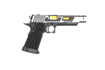 SA Hi-Capa SA-VGP20 VAPOR(TM) OR GBB Pistol – Silver / Black - obrazek 6