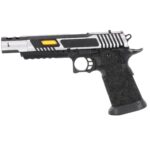 SA Hi-Capa SA-VGP20 VAPOR(TM) OR GBB Pistol – Silver / Black