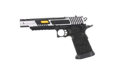 SA Hi-Capa SA-VGP20 VAPOR(TM) OR GBB Pistol – Silver / Black