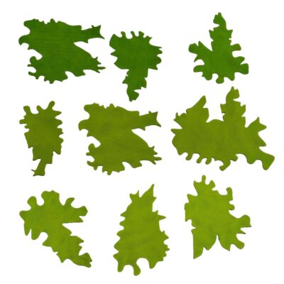 Alternative view of KMCS AGM Ghillie Leafs (100g Set) - Green