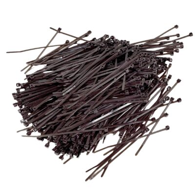 KMCS Cable Zip Ties Set, 500 Pcs - Brown