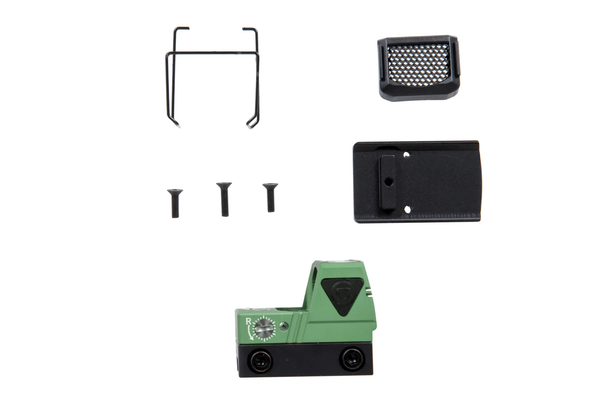 Kolimator xFORCE MINI Solar Powered Zielony JJA-10-040505-00 asgbox.pl Kolimator xFORCE MINI Solar Powered Zielony - obrazek 3