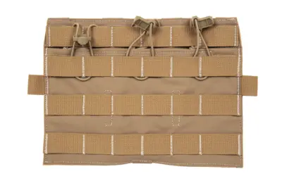 asgbox.pl - Panel Ładownica Ape Force Gear na 3 magazynki M4/M16 Flat Coyote Brown