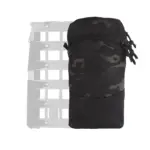Kieszeń uniwersalna Wosport Cargo 3x6 Pionowe Laser Cut MC Black - obrazek 4