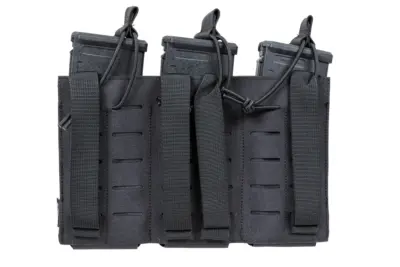 Potrójna ładownica Specna Arms Tactical na magazynki karabinowe Czarna - obrazek 2