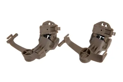 asgbox.pl - Adapter słuchawek typu Comtac Woport na szyny typu ARC (Typ AMP) Tan