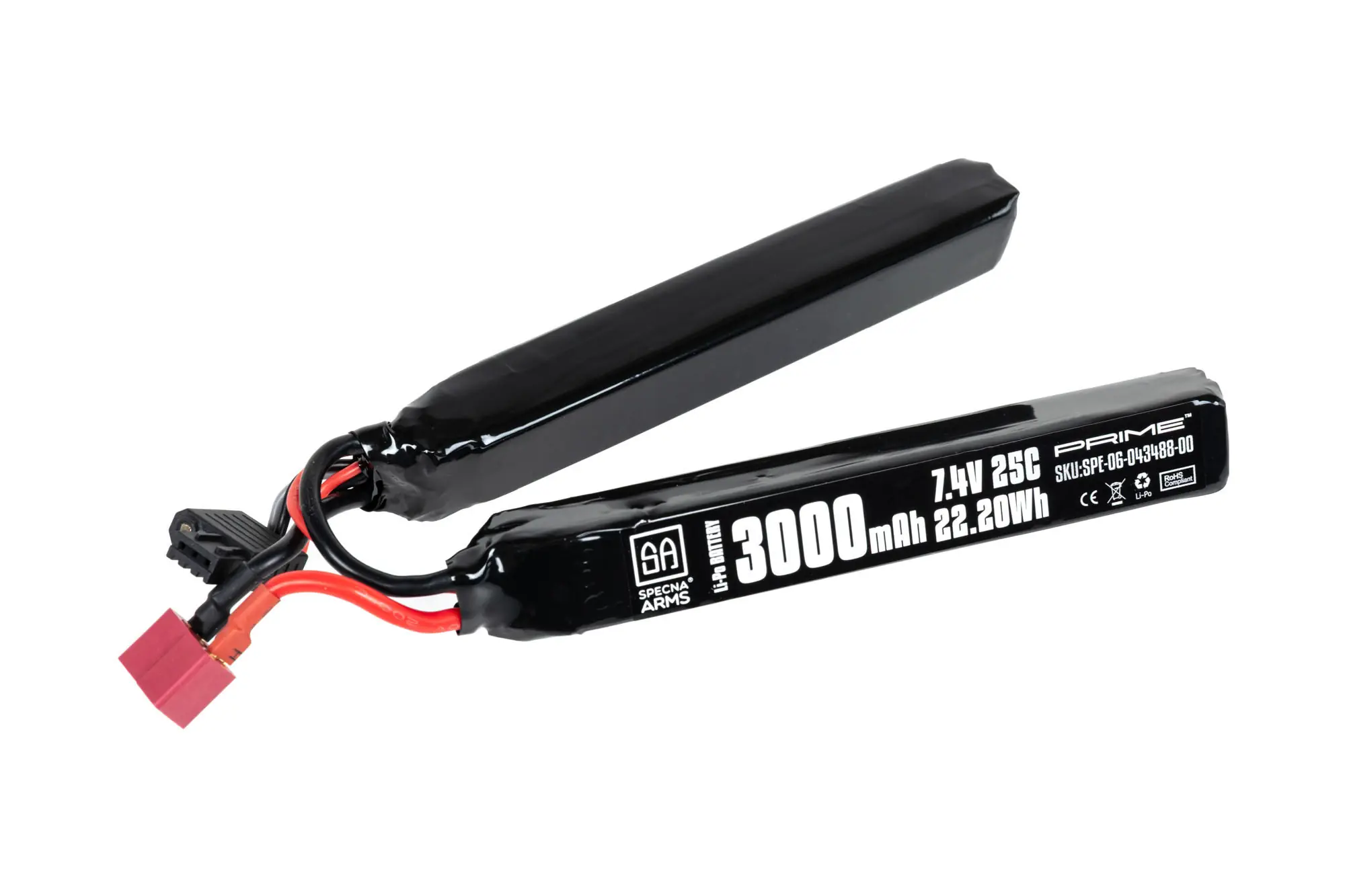 Akumulator Li-Po Specna Arms x Gens Ace 3000 mAh 25C 2-modułowy 7.4V T-Deans G-Tech OD-G-SPE-06-043488-00 asgbox.pl Akumulator Li-Po Specna Arms x Gens Ace 3000 mAh 25C 2-modułowy 7.4V T-Deans G-Tech - obrazek 2