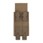 Podwójna ładownica Wosport  na magazynki Flip Pouch Coyote Brown - obrazek 4