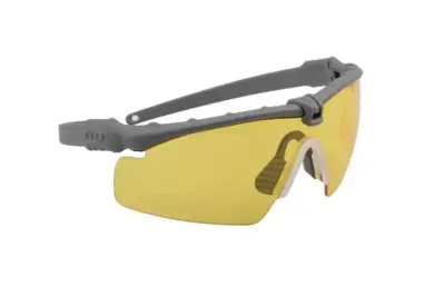asgbox.pl - Okulary Tactical - Szary / Żółty