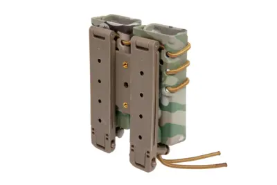 Ładownica na 2 magazynki 9mm Wosport Urban Assault Long Quick Pull MC - obrazek 2
