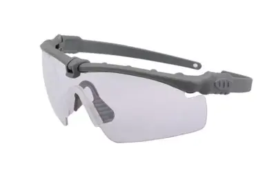 Okulary Tactical - Szary / Przeźroczyste - obrazek 2