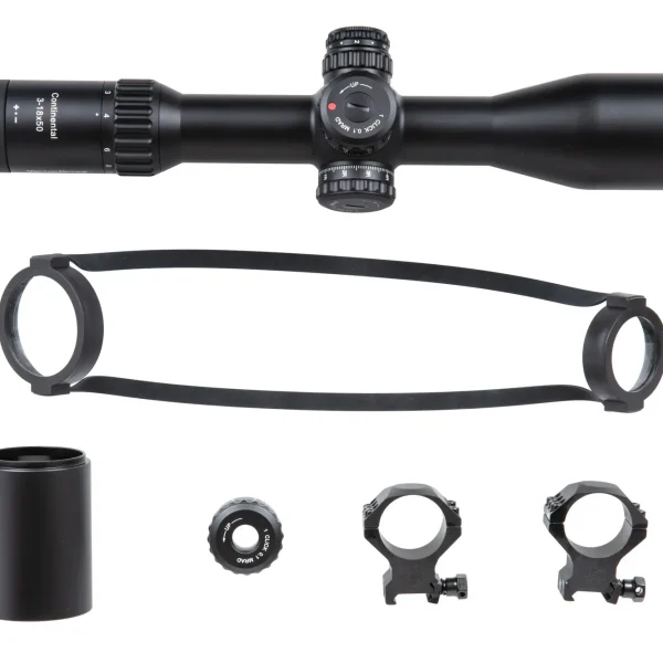 asgbox.pl - Luneta Vector Optics CONTINENTAL X6 3-18X50 Czarna