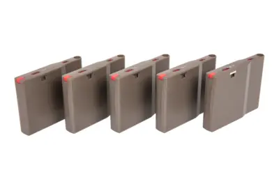 Zestaw 5 polimerowych magazynków do replik SRS Silverback FDE - obrazek 2