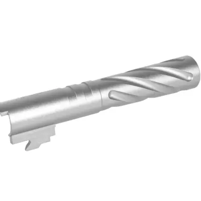 Aluminiowa lufa zewnętrzna LA Capa Customs TORNADO do replik TM Hi-Capa 4.3 Srebrna LAC-12-040967-00 asgbox.pl Aluminiowa lufa zewnętrzna LA Capa Customs TORNADO do replik TM Hi-Capa 4.3 Srebrna LAC-12-040967-00 asgbox.pl