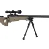 Replika karabinu snajperskiego Specna Arms SA-S11 EDGE™ z lunetą i dwójnogiem Tan OD-G-SPE-03-039578-00 asgbox.pl