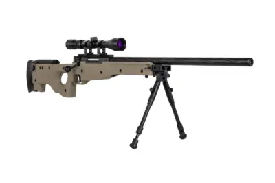 Replika karabinu snajperskiego Specna Arms SA-S11 EDGE™ z lunetą i dwójnogiem Tan - obrazek 2